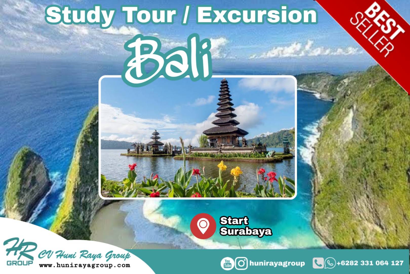STUDY TOUR EXCURSION SURABAYA BALI  Huni Raya Group